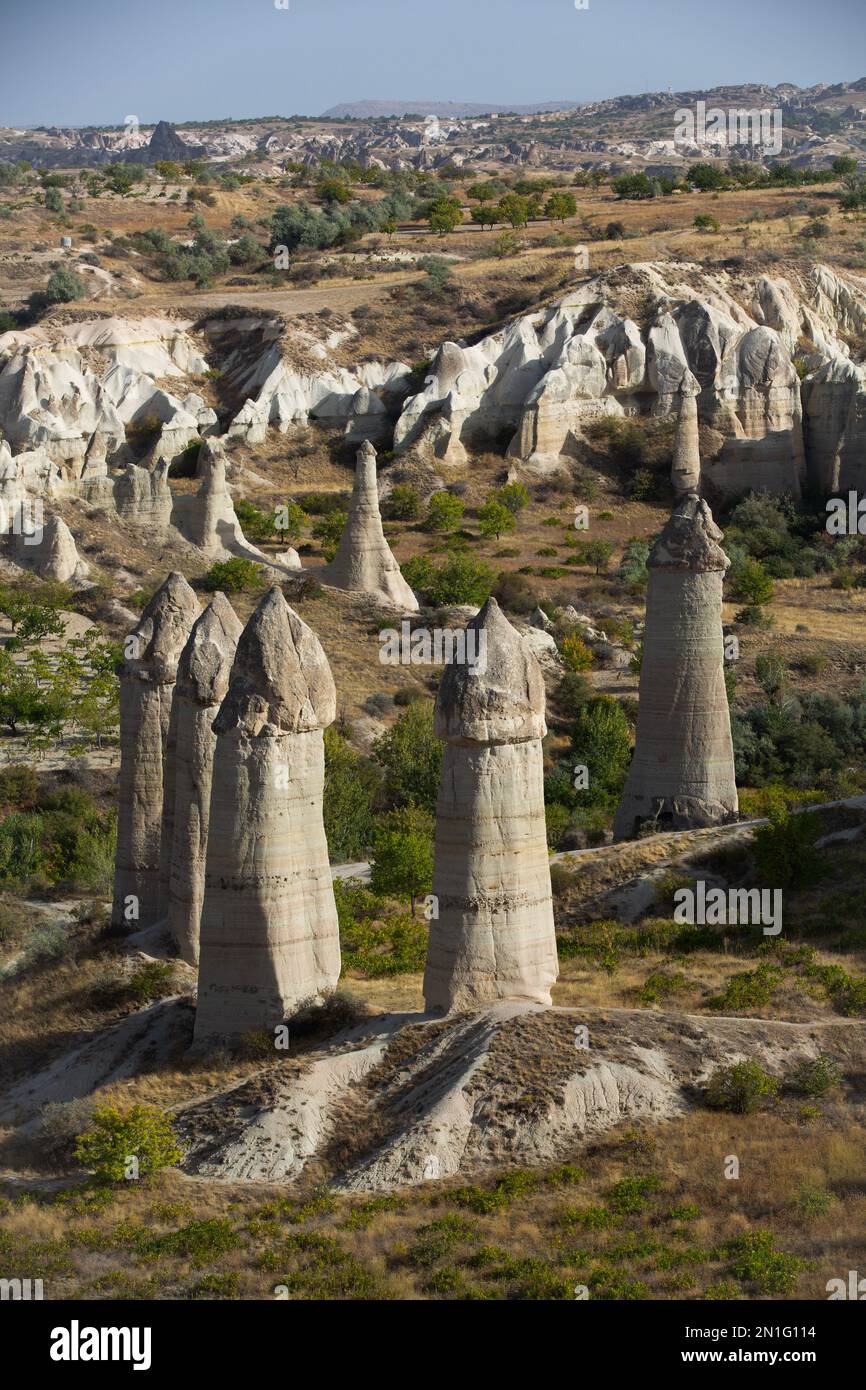 Love Valley, Near Goreme, Cappadocia Region, Nevsehir Province, Anatolien, Türkei, Kleinasien, Asien Stockfoto