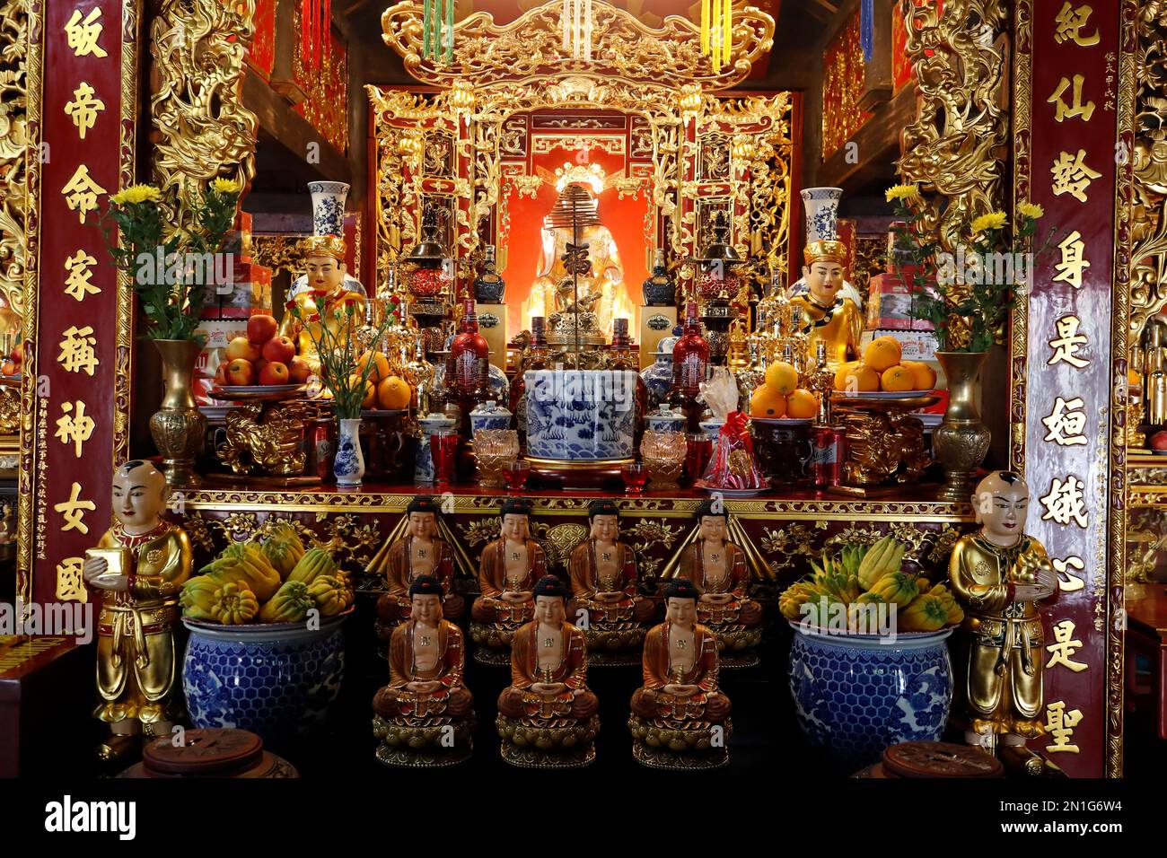 Quoc TU Giam, der Tempel der Literatur, Hanoi, Vietnam, Indochina, Südostasien, Asien Stockfoto