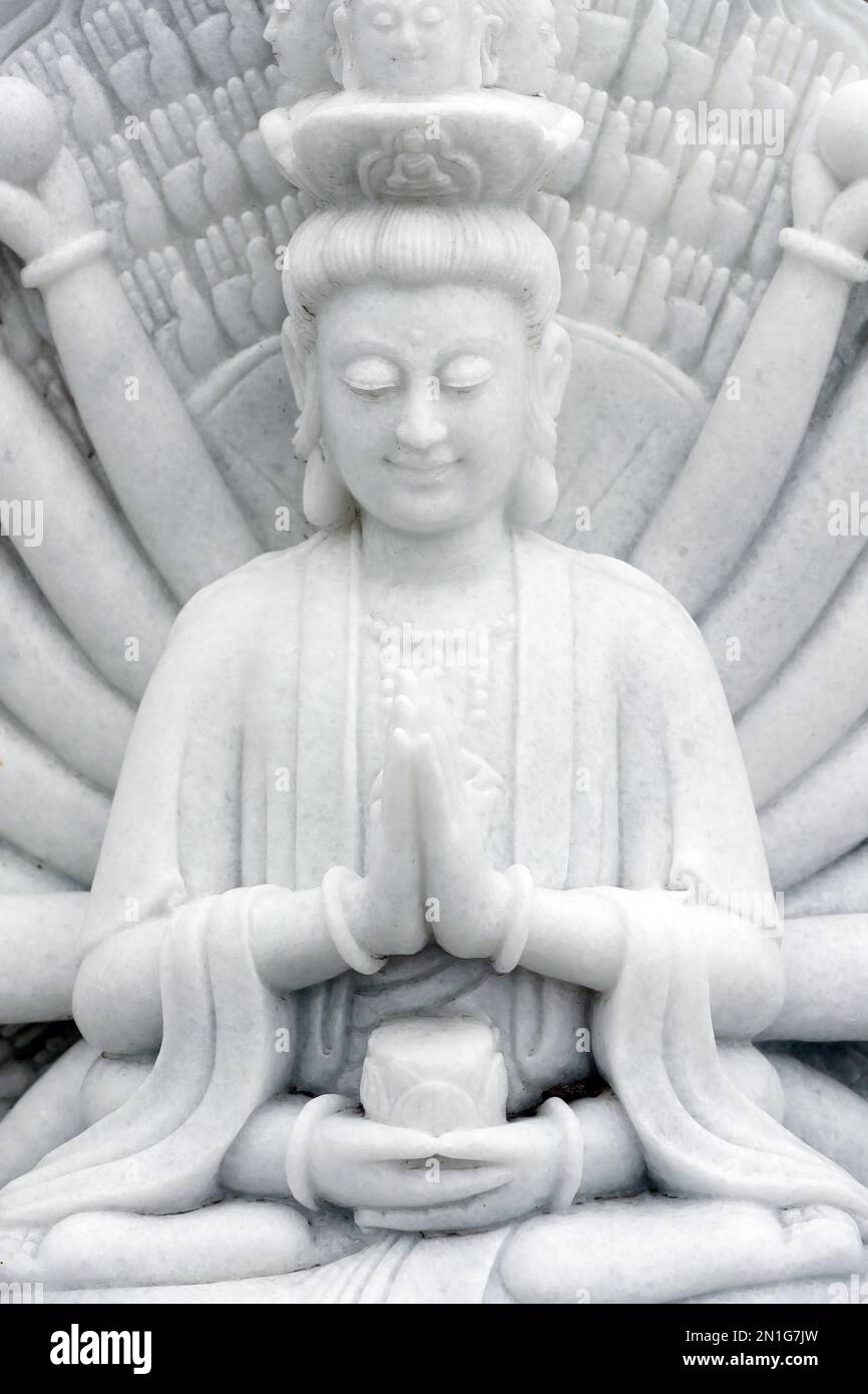 Tausend-bewaffnete Avalokitesvara (Quan am), Bodhisattva of Compassion (Göttin der Barmherzigkeit), Danang, Vietnam, Indochina, Südostasien, Asien Stockfoto