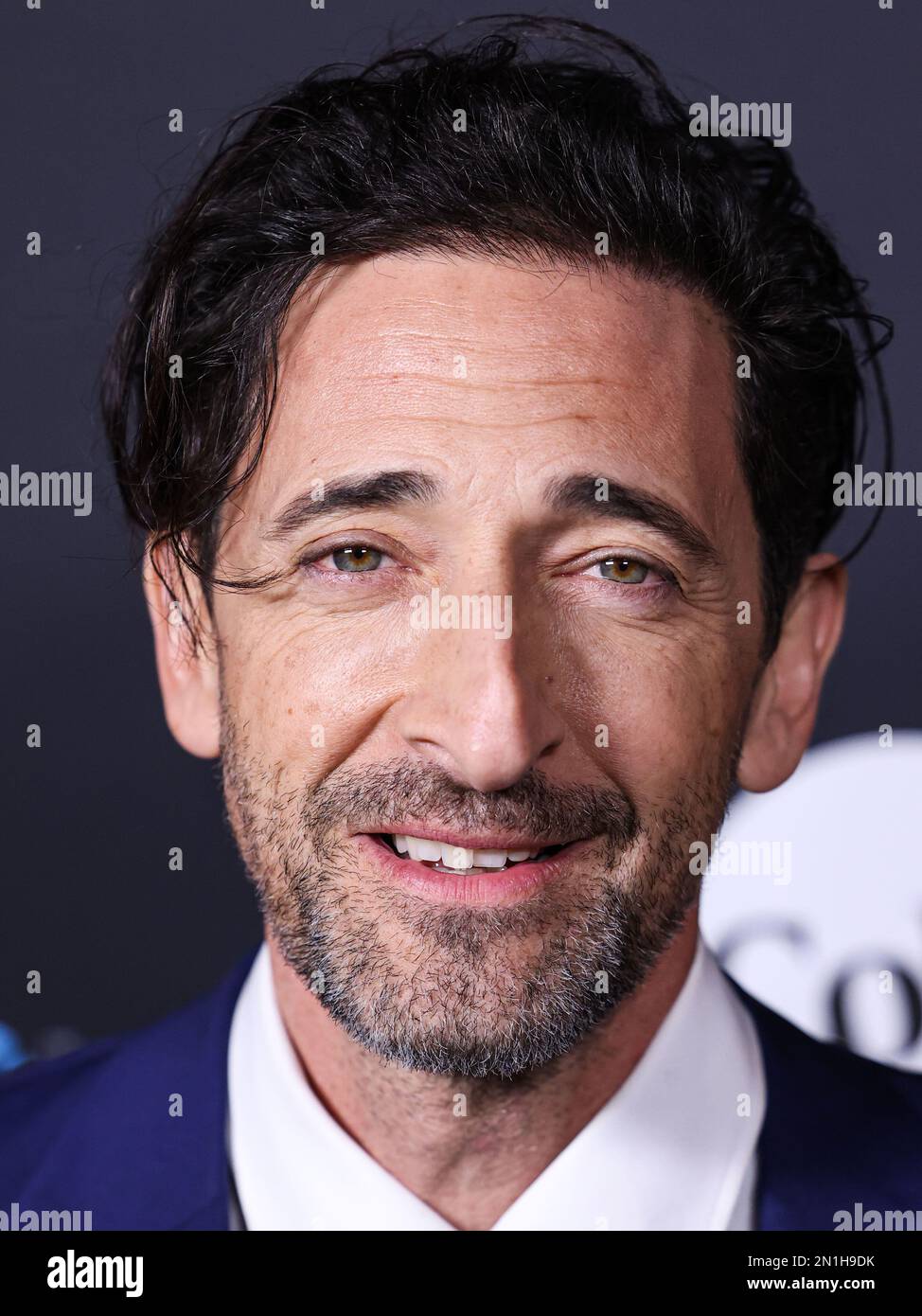 LOS ANGELES, KALIFORNIEN, USA - 05. FEBRUAR: Der amerikanische Schauspieler Adrien Brody kommt am 5. Februar 2023 bei den Universal Music Group 2023 65. GRAMMY Awards After Party in den Milk Studios Los Angeles in Los Angeles, Kalifornien, USA an. (Foto von Xavier Collin/Image Press Agency) Stockfoto