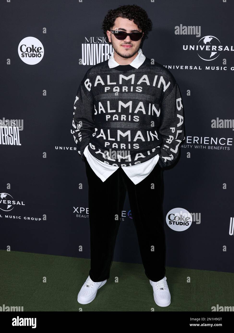 LOS ANGELES, KALIFORNIEN, USA - 05. FEBRUAR: Issam Alnajjar kommt am 5. Februar 2023 bei der Universal Music Group 2023 65. GRAMMY Awards After Party in den Milk Studios Los Angeles in Los Angeles, Kalifornien, USA an. (Foto von Xavier Collin/Image Press Agency) Stockfoto