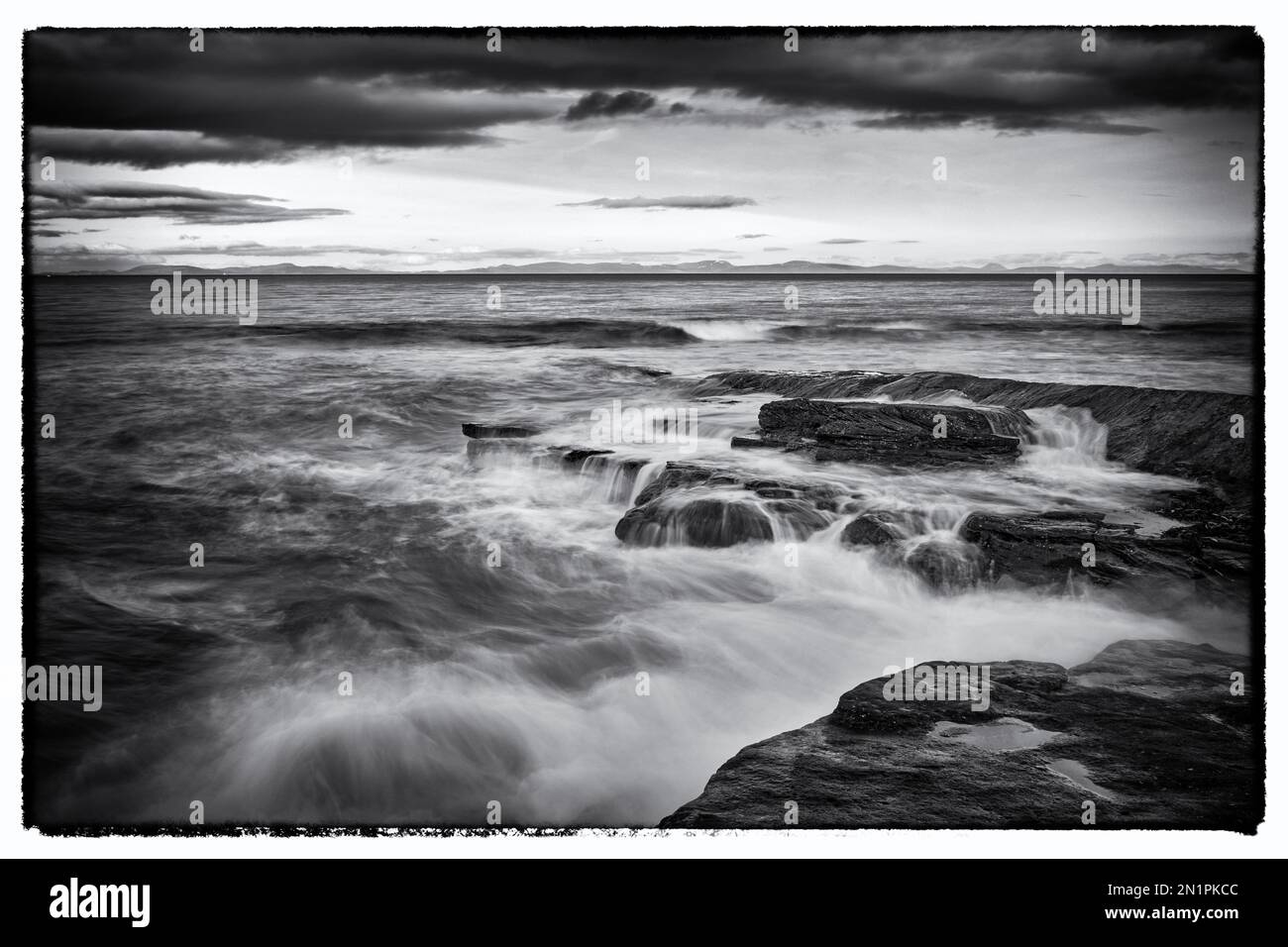 Burghead Seascape Stockfoto