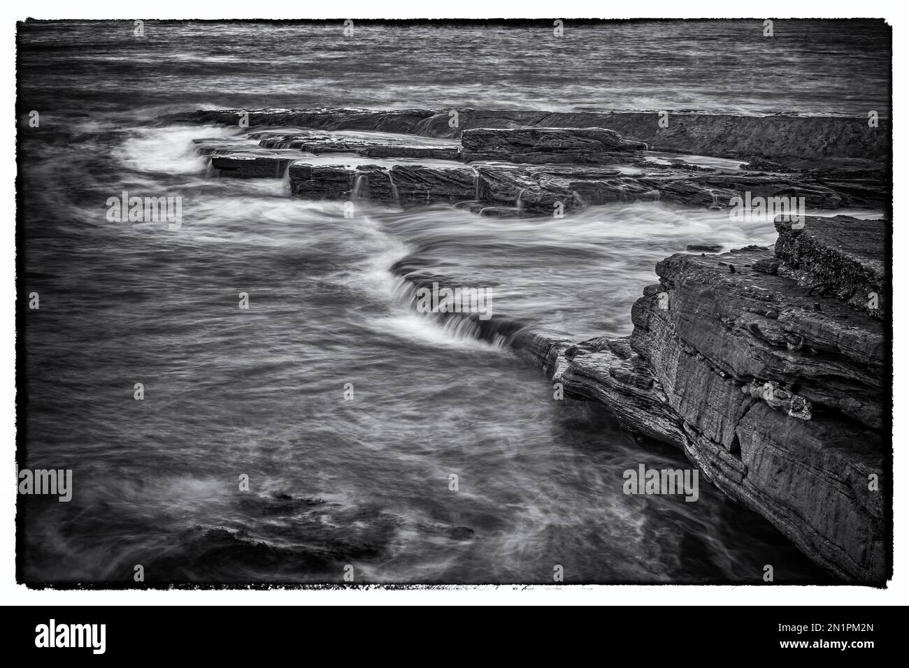 Burghead Seascape Stockfoto