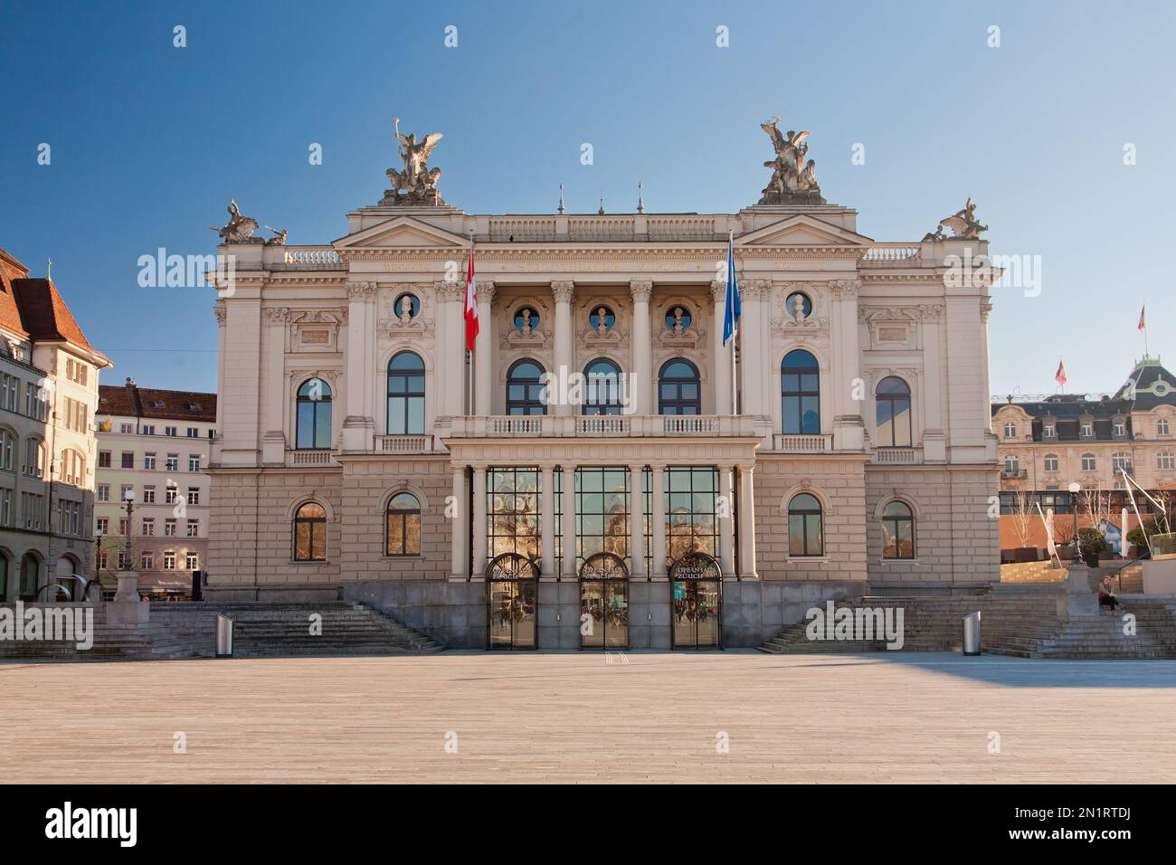 Opernhaus Zürich - Zürich, Schweiz Stockfoto