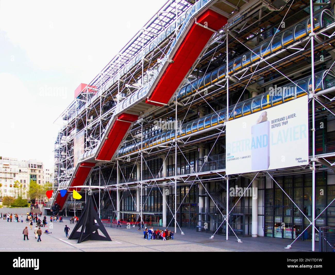 Center Georges Pompidou. Paris. Frankreich. Stockfoto