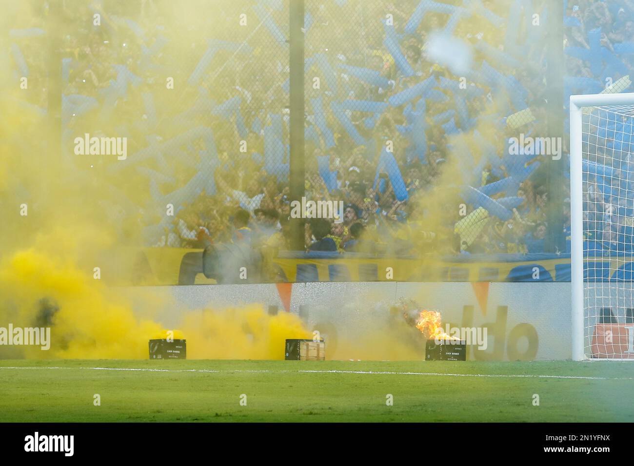 La Bombonera Stadion Stockfoto