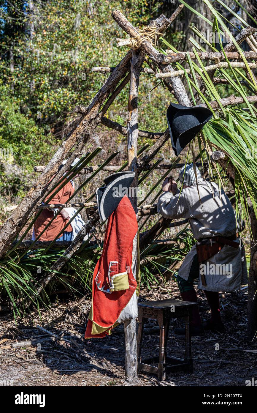 Fort Frederica St. Simons Stockfoto