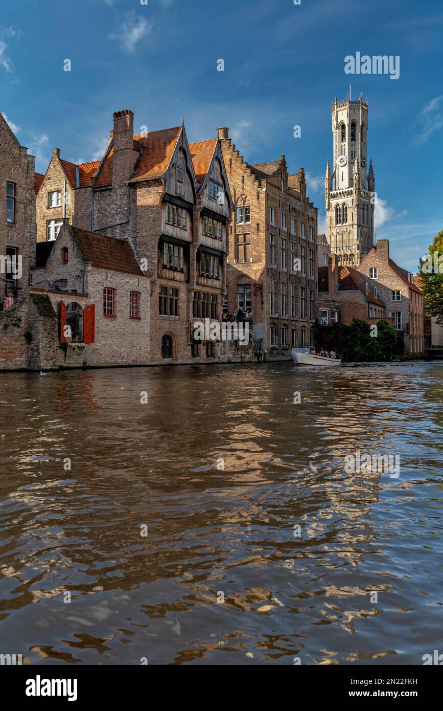 Belfry von Brügge, Brügge, Belgien Stockfoto