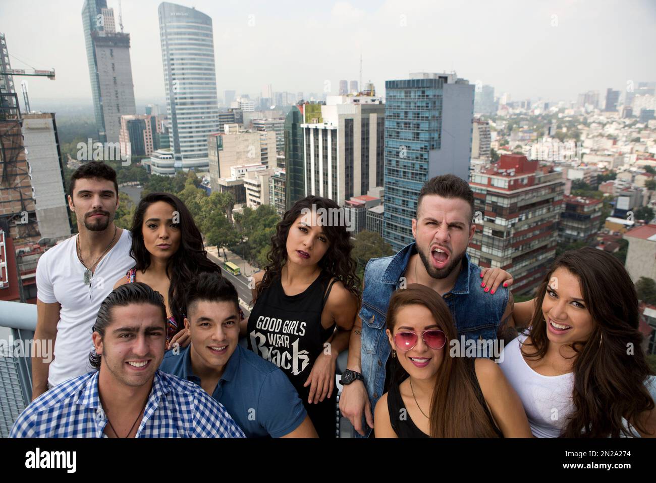 FILE In this Oct. 3, 2014 file photo, the cast of MTV's "Acapulco