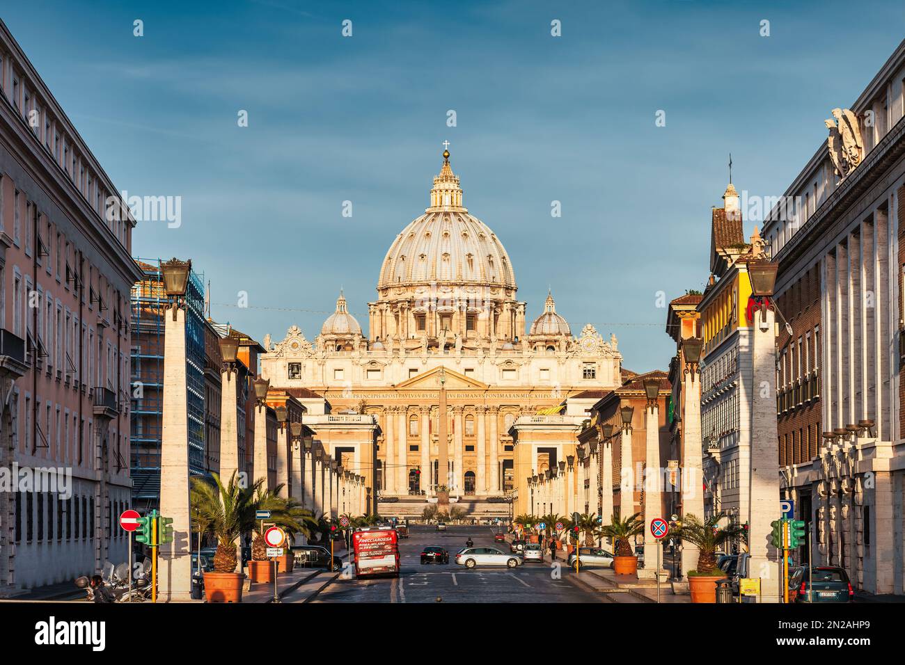 Der Petersdom im Vatikan, Rom, Italien Stockfoto