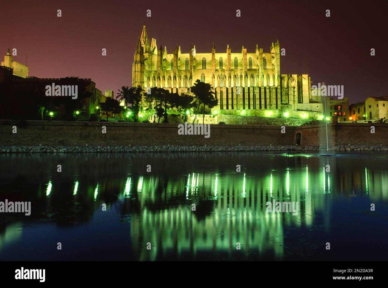 La Seu Kathedrale, Palma de Mallorca, Mallorca, Balearen, Spanien Stockfoto
