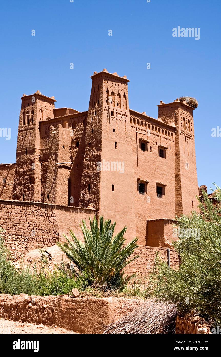 Mud City Ait-Ben-Haddou, Ait-Ben-Haddou, Marokko Stockfoto