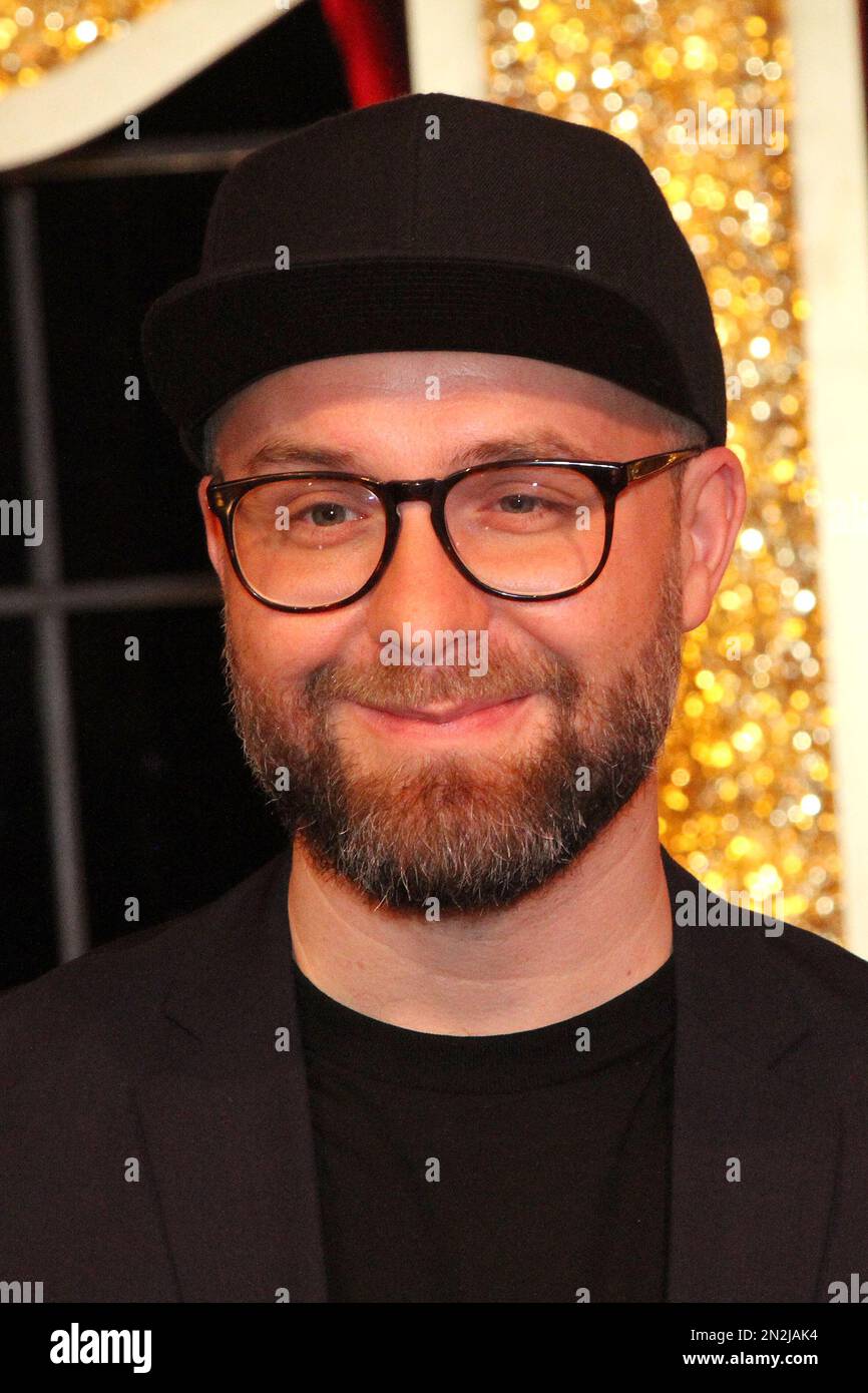 Mark Forster besucht die „Wer weiß denn sowas?“ Fotoaufruf zum 1000. Geburtstag am 6. Februar 2023 in Hamburg. Stockfoto
