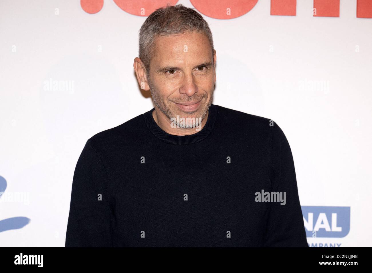 Paris, Frankreich. 07./02./2023, medi Sadoun nimmt am 06. Februar 2023 an der Premiere Alibi.com 2 im Grand Rex in Paris Teil. Foto: David Niviere/ABACAPRESS.COM Stockfoto