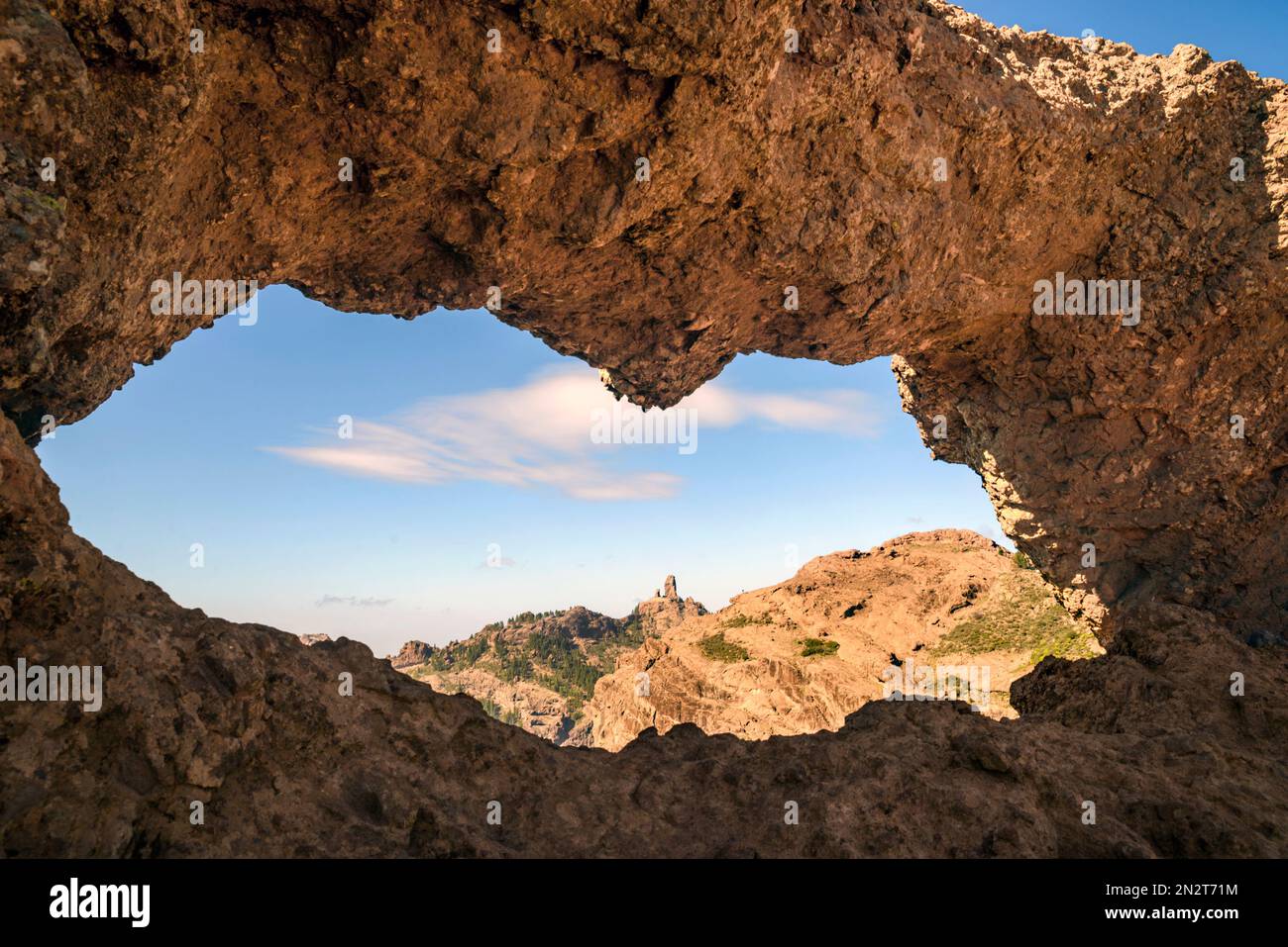 Naturbogen, Roque Nublo Rural Park, Gran Canaria, Kanarische Inseln, Spanien Stockfoto