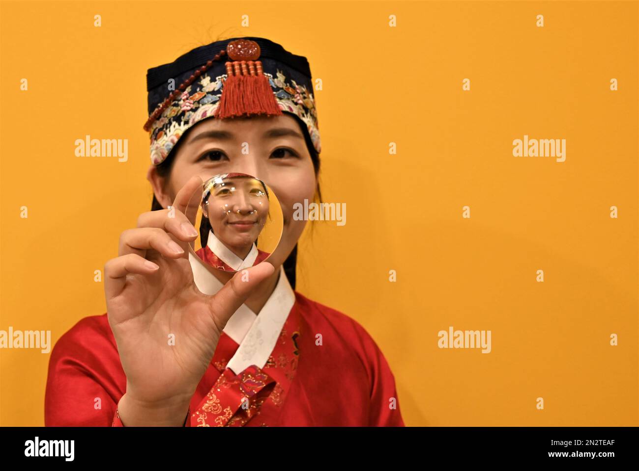 Mailand, . 07. Februar 2023. Milano, Italien MIDO 2023 Fiera Milano Rho der Referenzpunkt der internationalen Berichterstattung über Brillen im Bild:Location Event, eyewear Credit: Independent Photo Agency/Alamy Live News Stockfoto