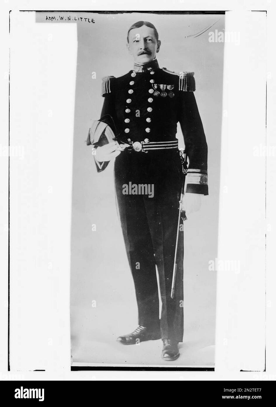 Konteradmiral William Nelson Little, ungefähr 1915 Stockfoto