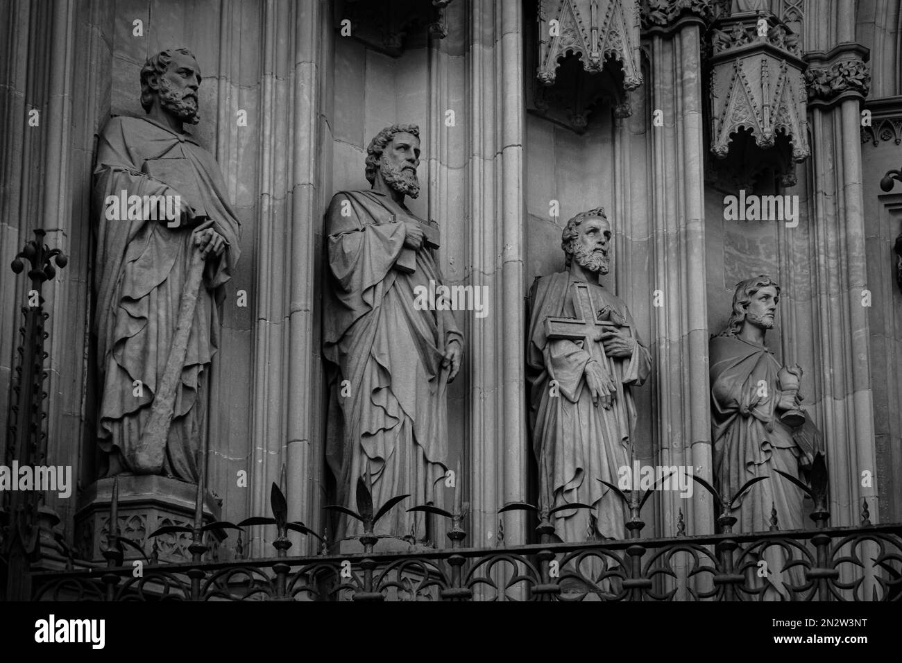 Kathedrale Barcelona Spanien Stockfoto