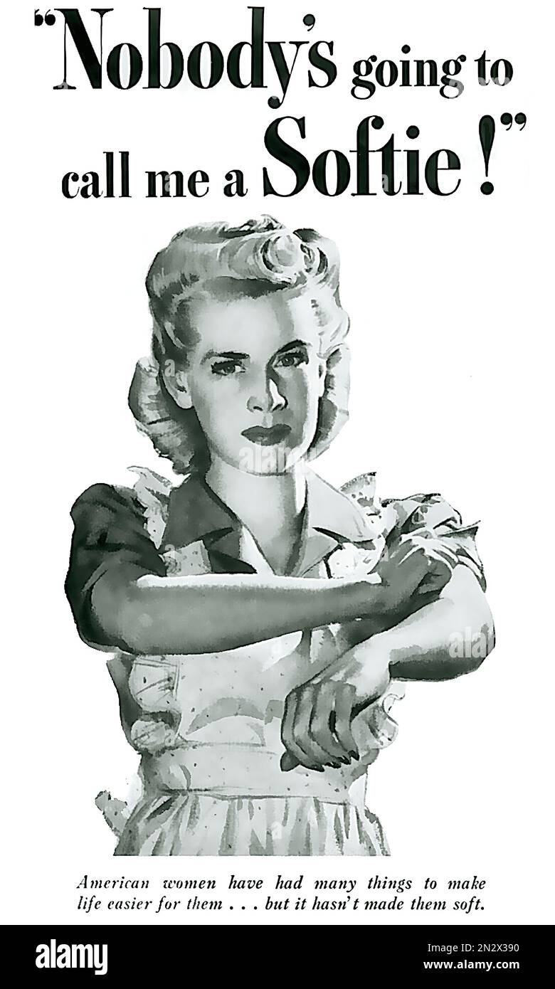 Weichei! - 2. Weltkrieg - US-Propaganda-Poster Stockfoto