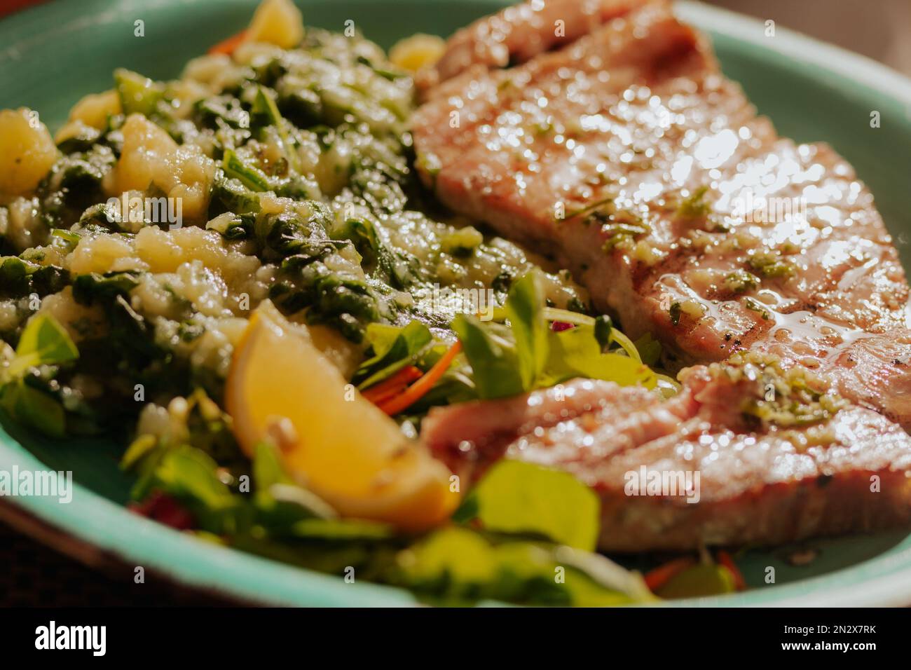 Meeresfrüchte in einem Restaurant Stockfoto