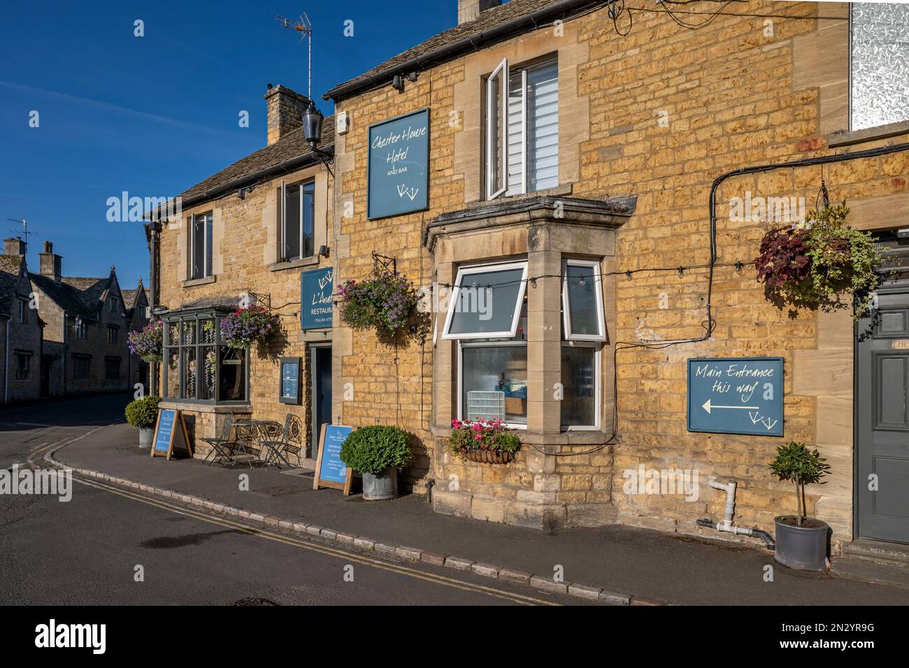 Bourton Auf Dem Wasser Stockfoto