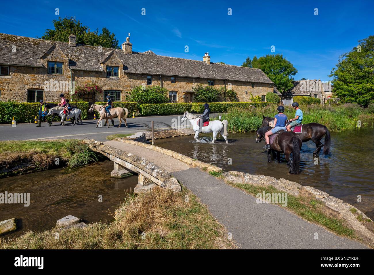 Lower Slaughter Stockfoto