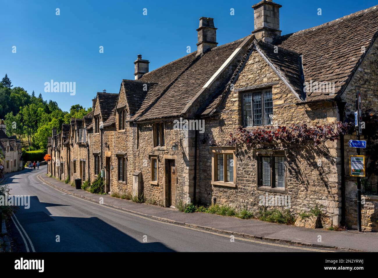 Castle Combe, Cotswolds, Wiltshire, England. Stockfoto