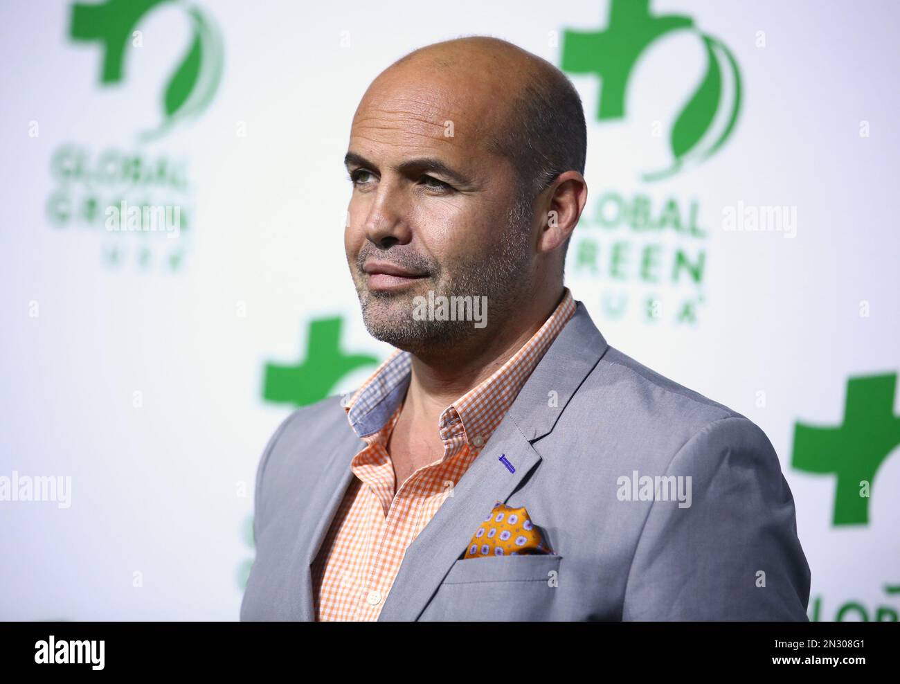 Billy Zane arrives at the Global Green USA's 12th Annual Pre-Oscar Party at the Avalon Hollywood on Wednesday, Feb. 18, 2015, in Los Angeles. (Photo by John Salangsang/Invision/AP) Stockfoto