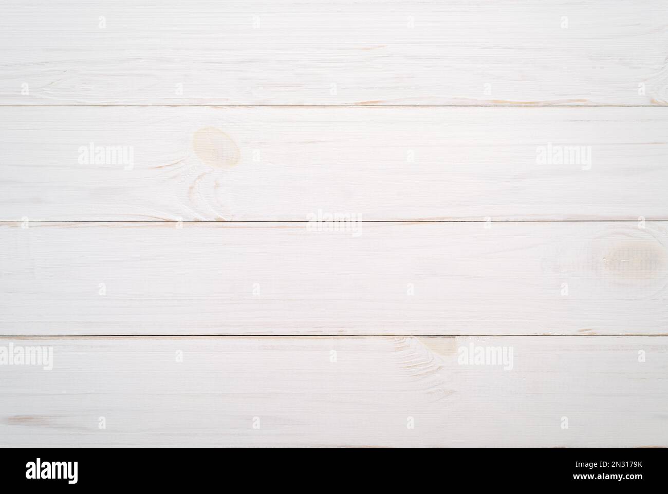Textur eines alten, weiß lackierten Holzbretts. Leerer Hintergrund für Design Stockfoto