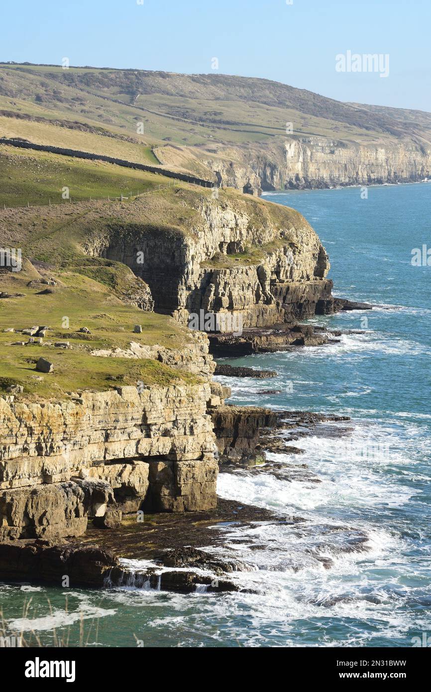 Jurassic Coast ist ein UNESCO-Weltkulturerbe in Dorset Stockfoto