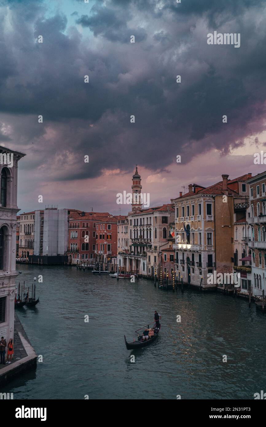 Venedig bei Sonnenuntergang Stockfoto