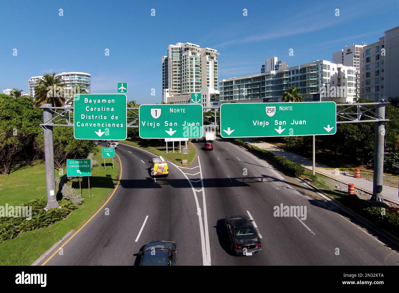In this Jan. 28, 2015 photo, street signs provide directions to Old San