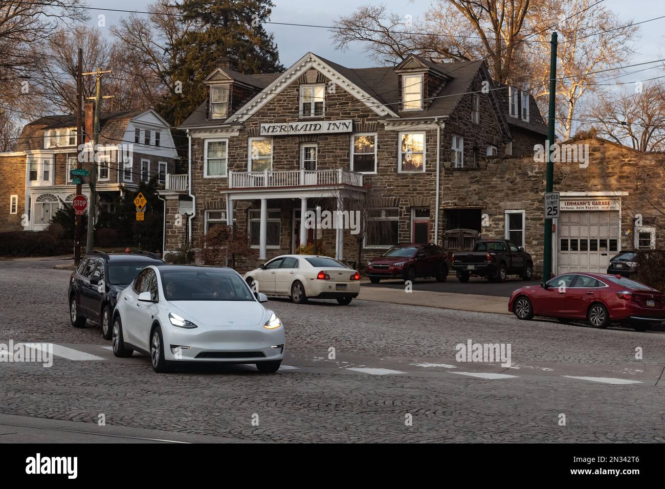 Mermaid Inn. Germantown, Philadelphia, Pennsylvania, USA Stockfoto