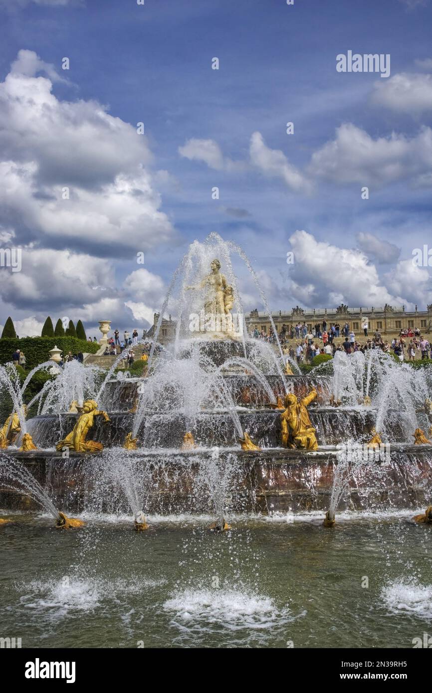 Brunnen der Latona, Versailles, Frankreich Stockfoto