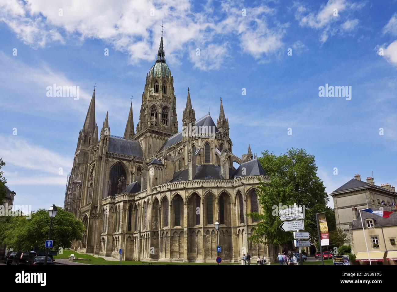Bayeux Kathedrale, Bayeux, Normandie, Frankreich Stockfoto