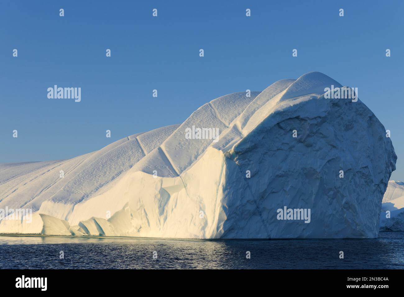 Eisberge in Ilulissat icefjord, Ilulissat, Icefjord, Disko Bay, Qaasuitsup, Grönland, Polarregionen, Arktis Stockfoto