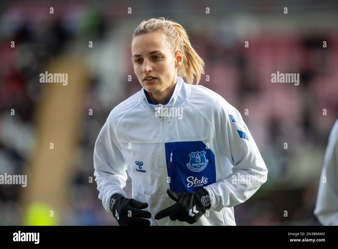 5. Februar 2023 Nathalie Björn. Barclays Women's Super League-Spiel zwischen Manchester United und Everton, Leigh Sports Village (Leigh). Stockfoto