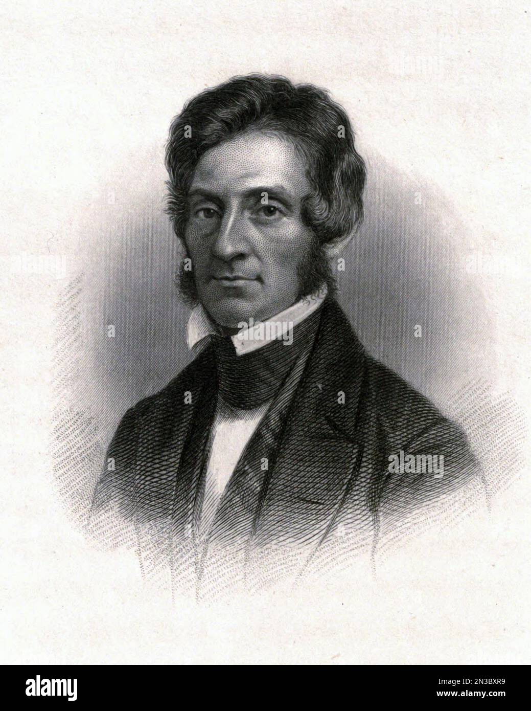 Charles Ellet Jr. (1810-1862), amerikanischer Bauingenieur Stockfoto