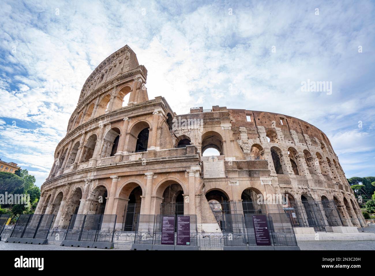 Colosseum Amphitheater (Colosseo); Rom, Italien Stockfoto