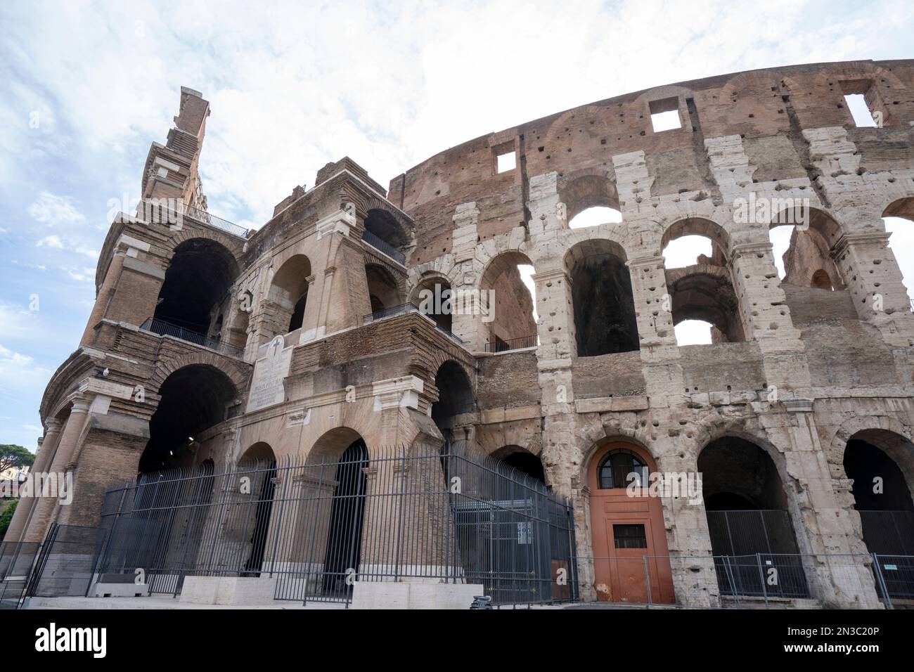 Colosseum Amphitheater (Colosseo); Rom, Italien Stockfoto