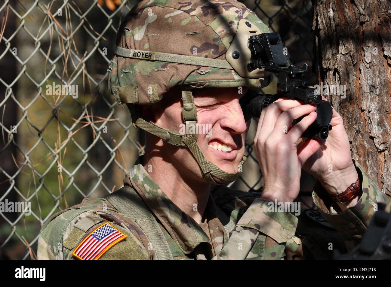 USA. 20. Januar 2023. Ein Soldat, der der 3. Infanterie