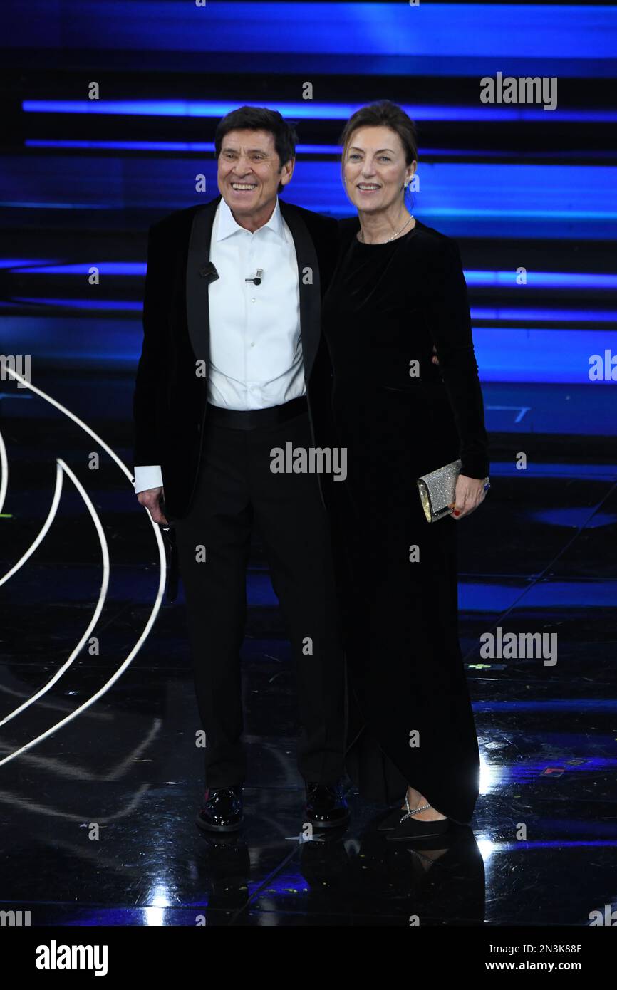 Sanremo, italienisches SongFestival 73., erste Folge. Auf dem Foto