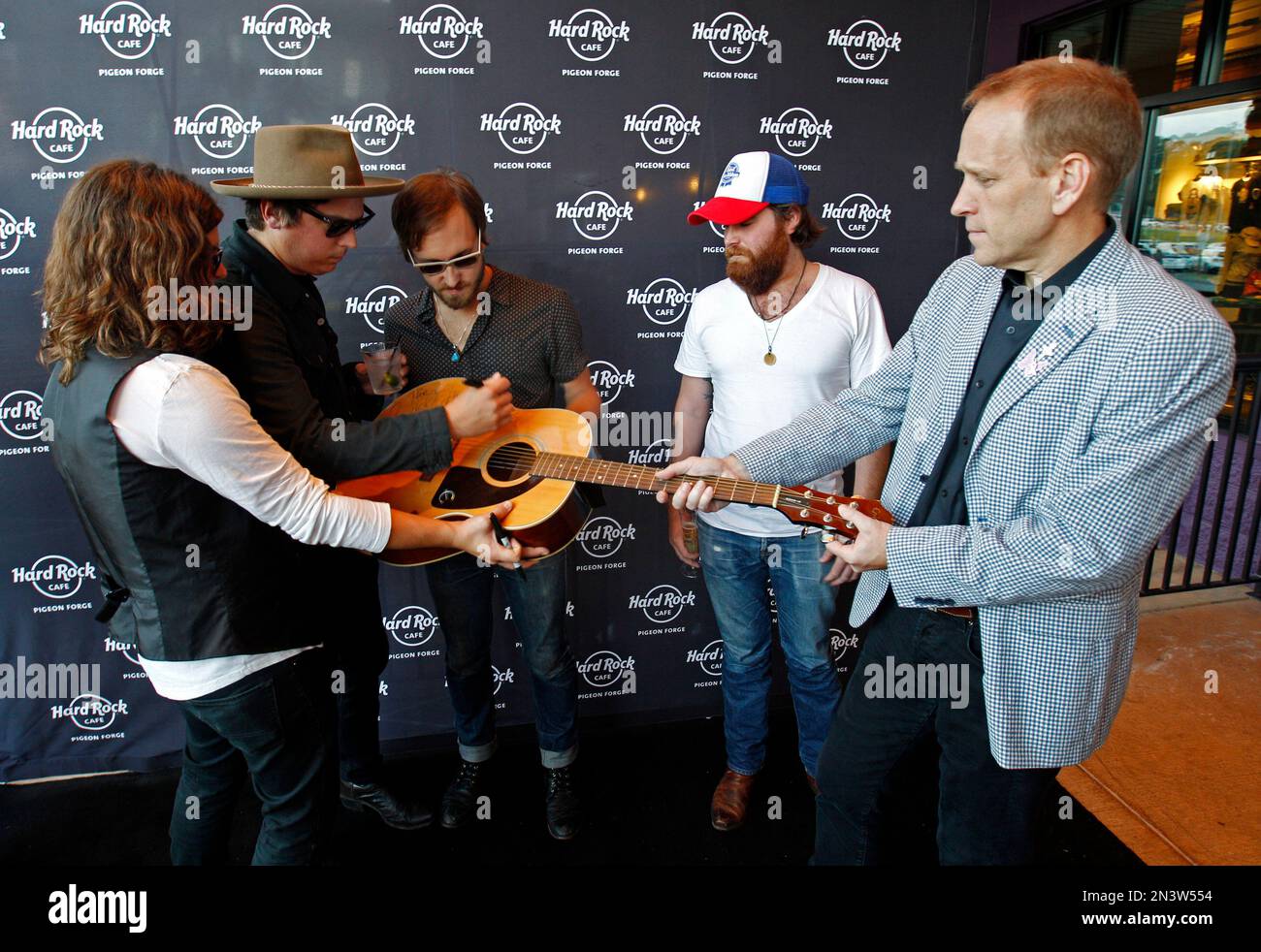 IMAGE DISTRIBUTED FOR HARD ROCK INTERNATIONAL The Wild Feathers pose