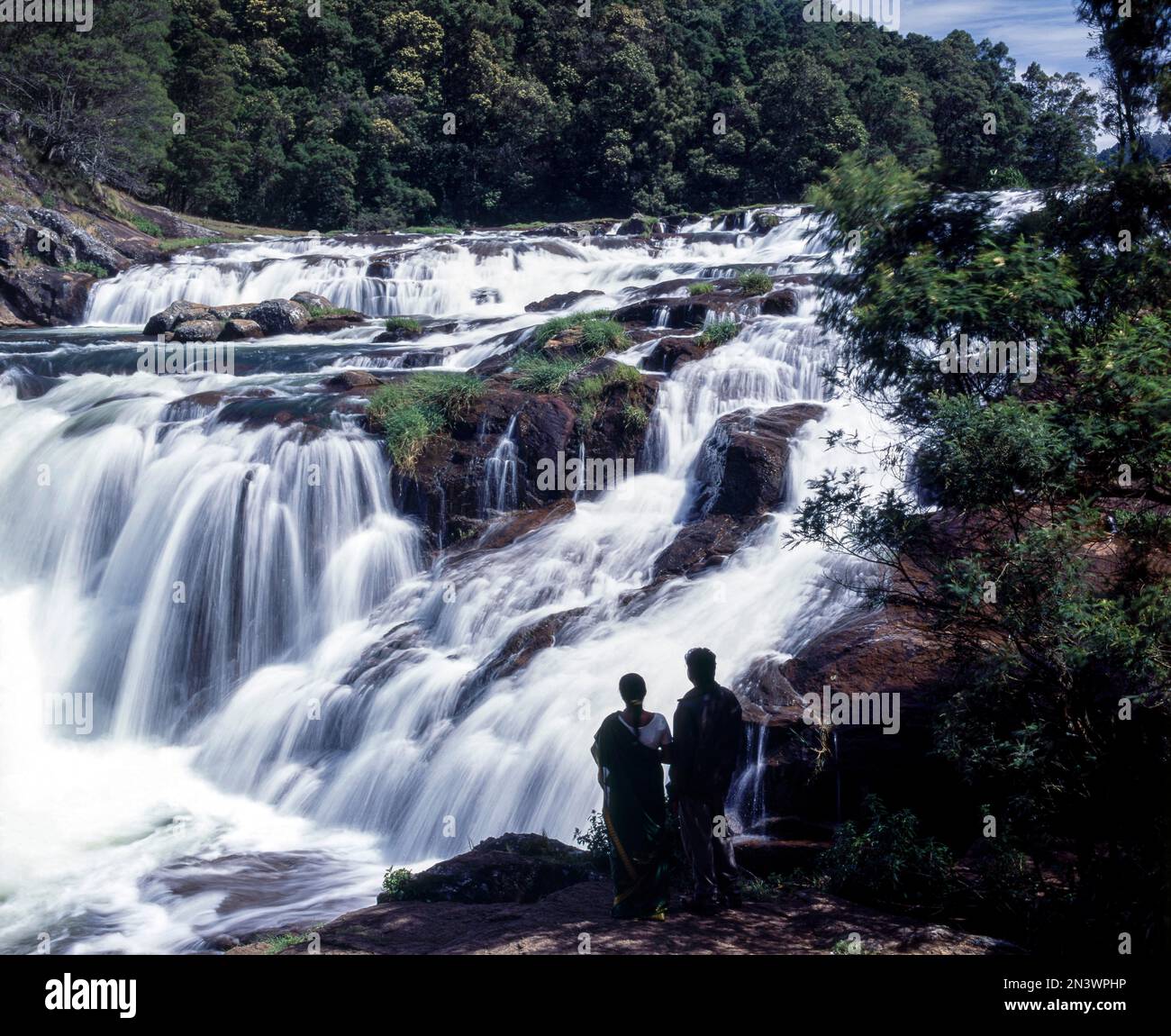 Pykara Falls, Nilgiris, Tamil Nadu, Indien, Asien Stockfoto