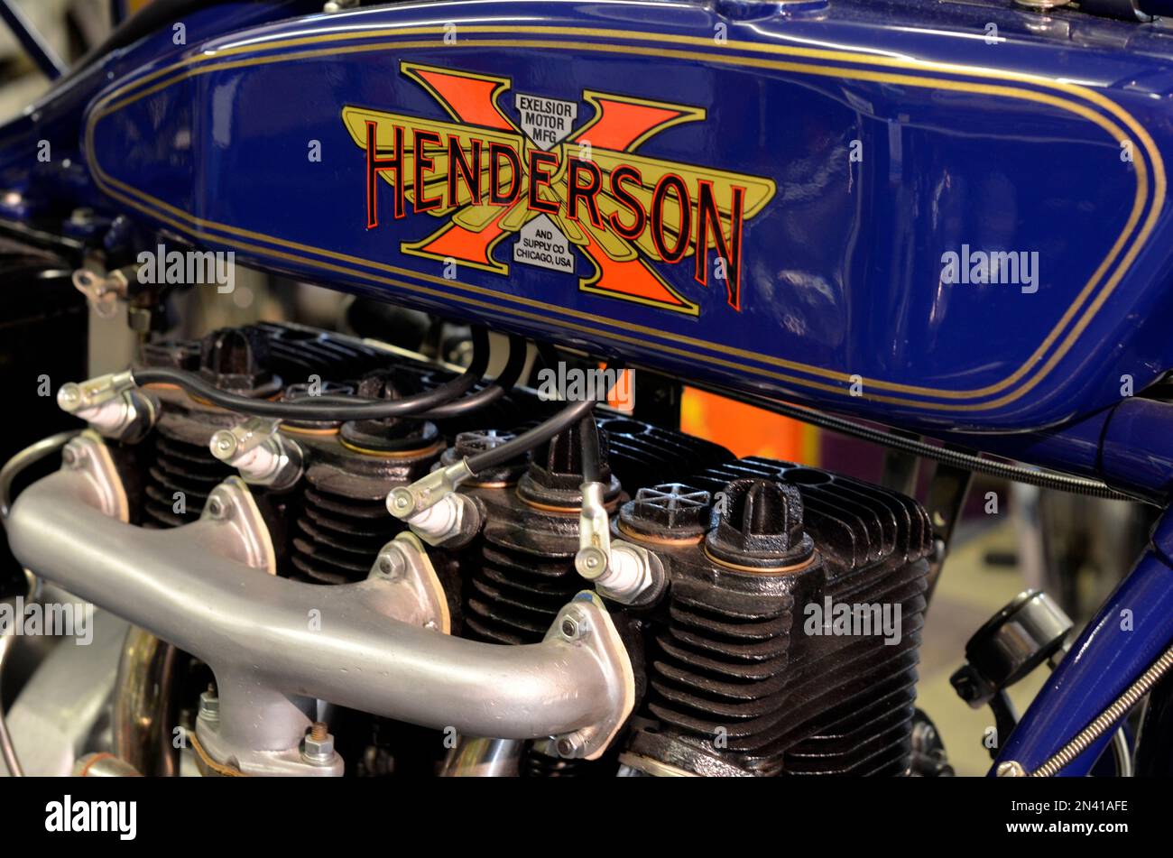 1926 Modell K henderson Motorrad Stockfoto
