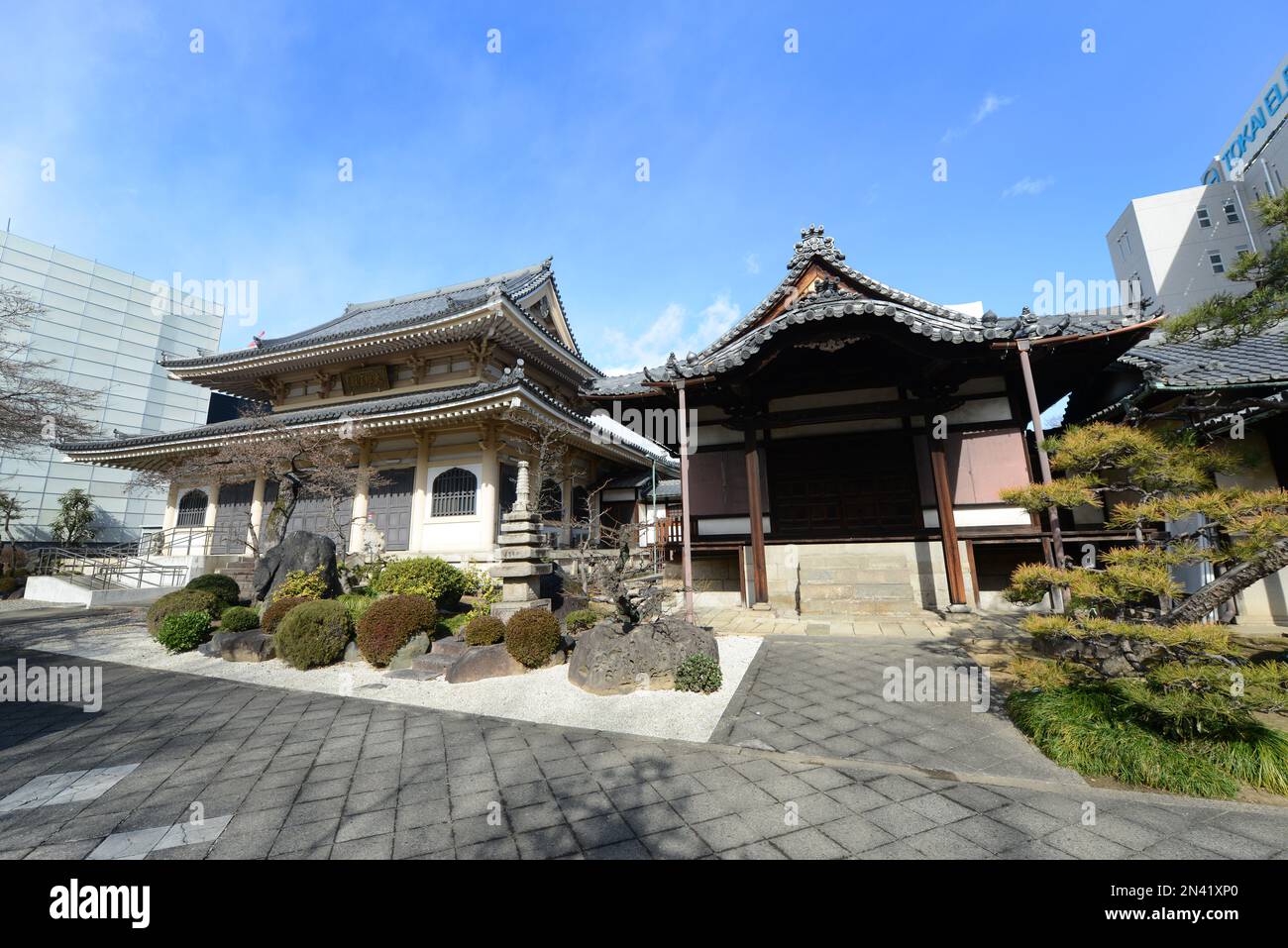 Buddhistischer Seishuji-Tempel in Nagoya, Japan. Stockfoto