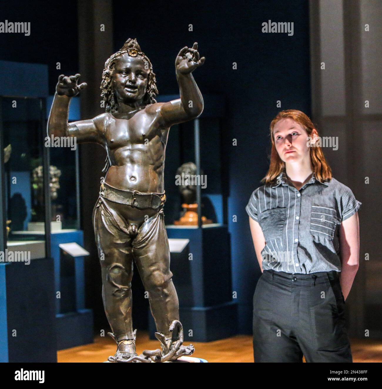 London UK 06. Februar 2023 David, nach einem Original aus Donatello