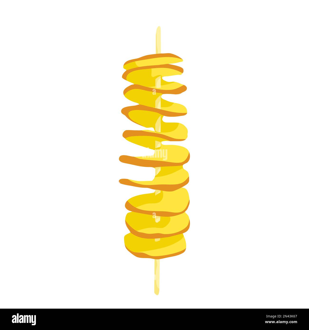 Tornado gebratene kartoffelchips Stock-Vektorgrafiken kaufen - Alamy