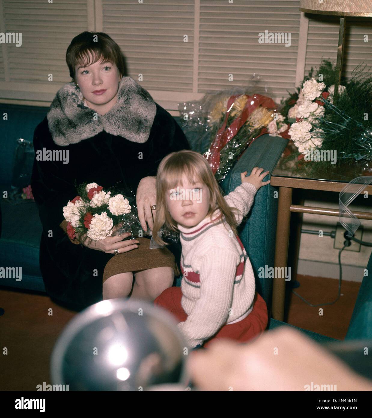 Actress Shirley MacLaine is pictured with her daughter, Sachi Parker