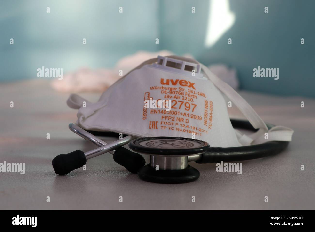 Ländliche Gesundheitsversorgung in Ostafrika während der Covid-19-Pandemie Stockfoto